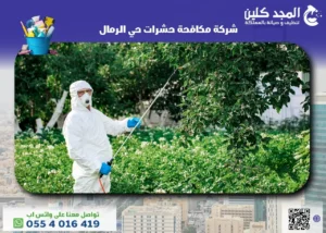شركة مكافحة حشرات حي الرمال