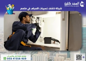 شركة كشف تسربات المياه في ملهم