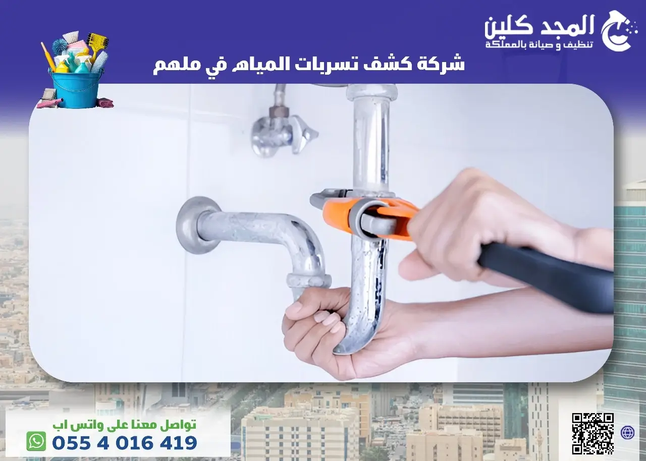 شركة كشف تسربات المياه في ملهم