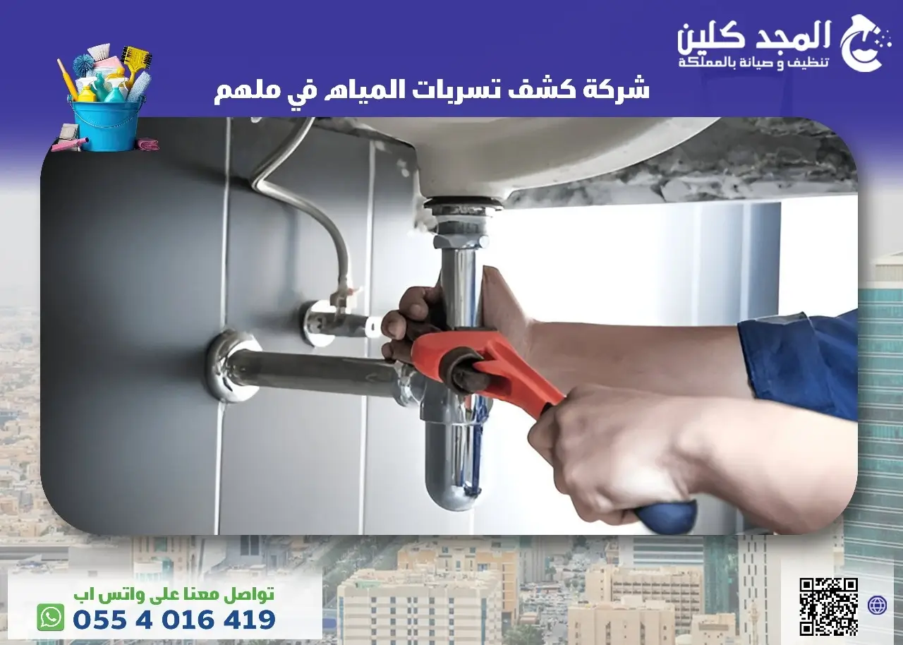شركة كشف تسربات المياه في ملهم