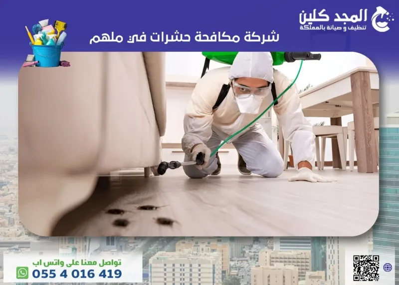 شركة مكافحة حشرات في ملهم 0554016419