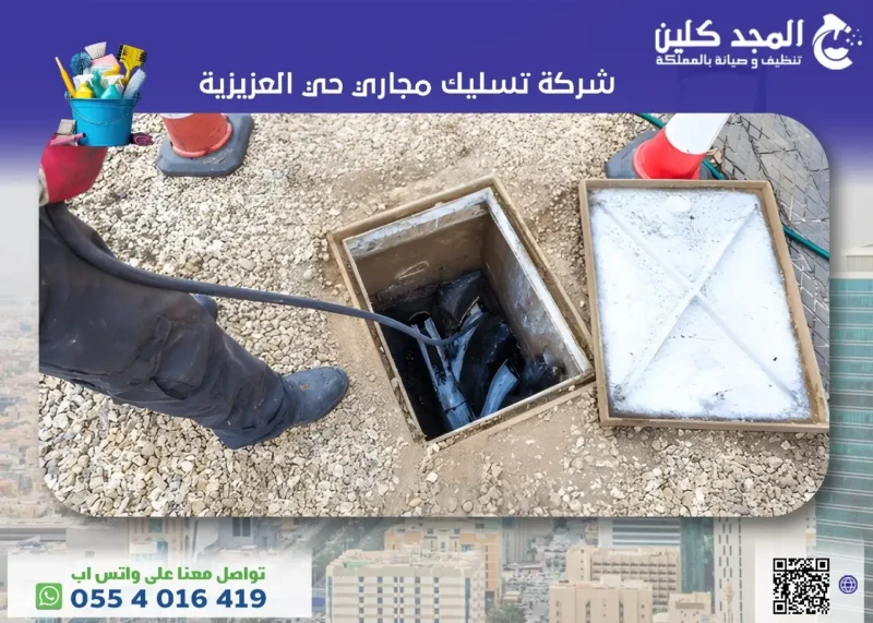 شركة تسليك مجاري حي العزيزية