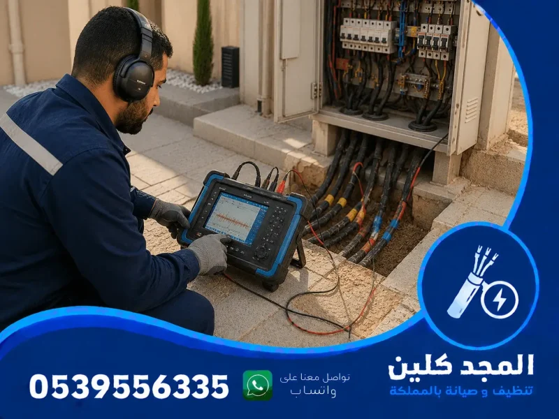 كشف اعطال الكابلات الكهربائية بالرياض